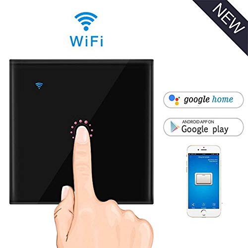 Smart WiFi Touch Switch Panel Lichtschalter Wandschalter Alexa APP Fernbedienung